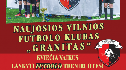 Kviečiame prisijungti prie FK Granitas!